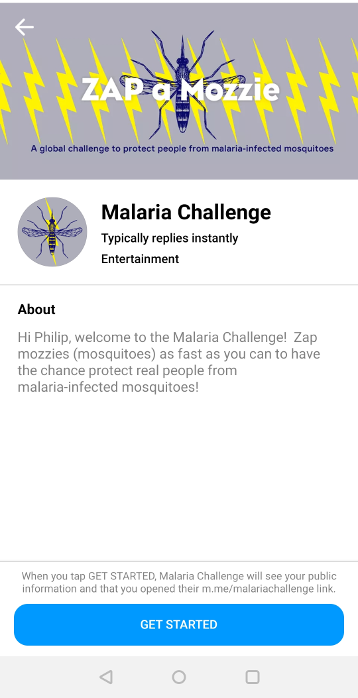 Malaria Challenge Screenshots
